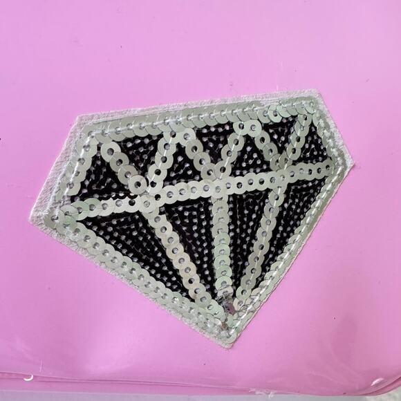 Pink Travel Organizer Case Embellished with Handles Women's Bag - Picture 13 of 15